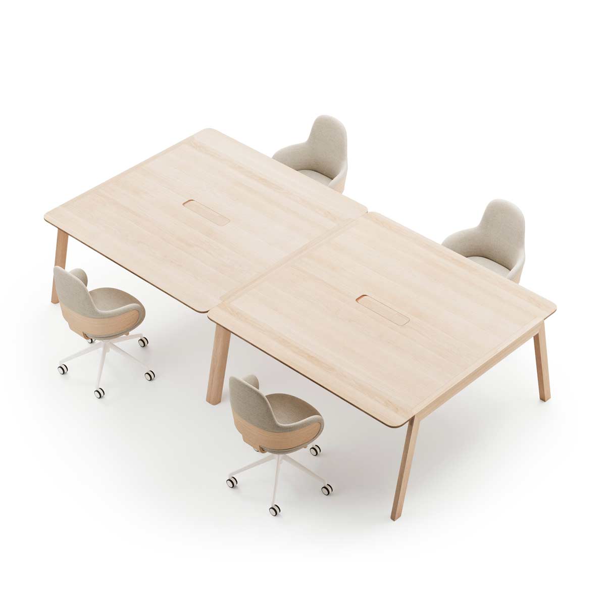 Heldu 4-Person Worktable