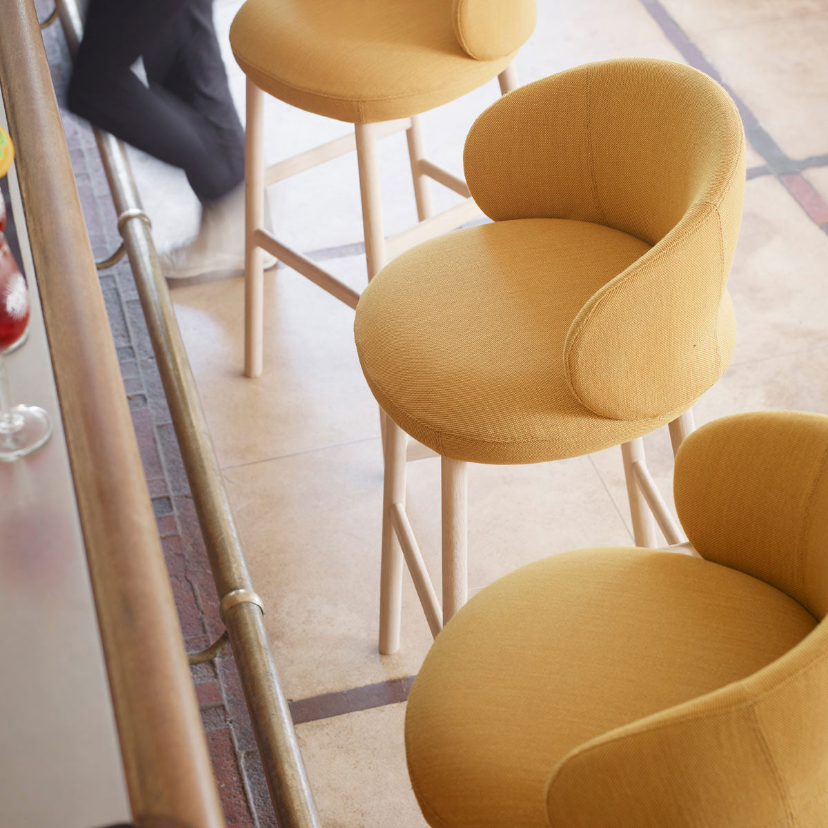 Potolo Woden Bar Stool