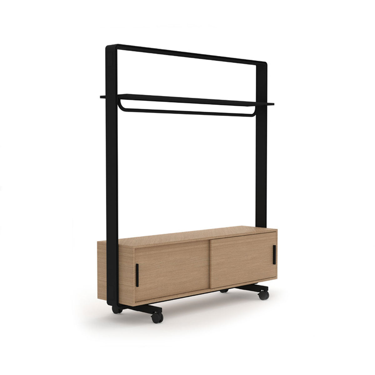 Adapt Wall Mobile Storage and Coat Rail  Screen