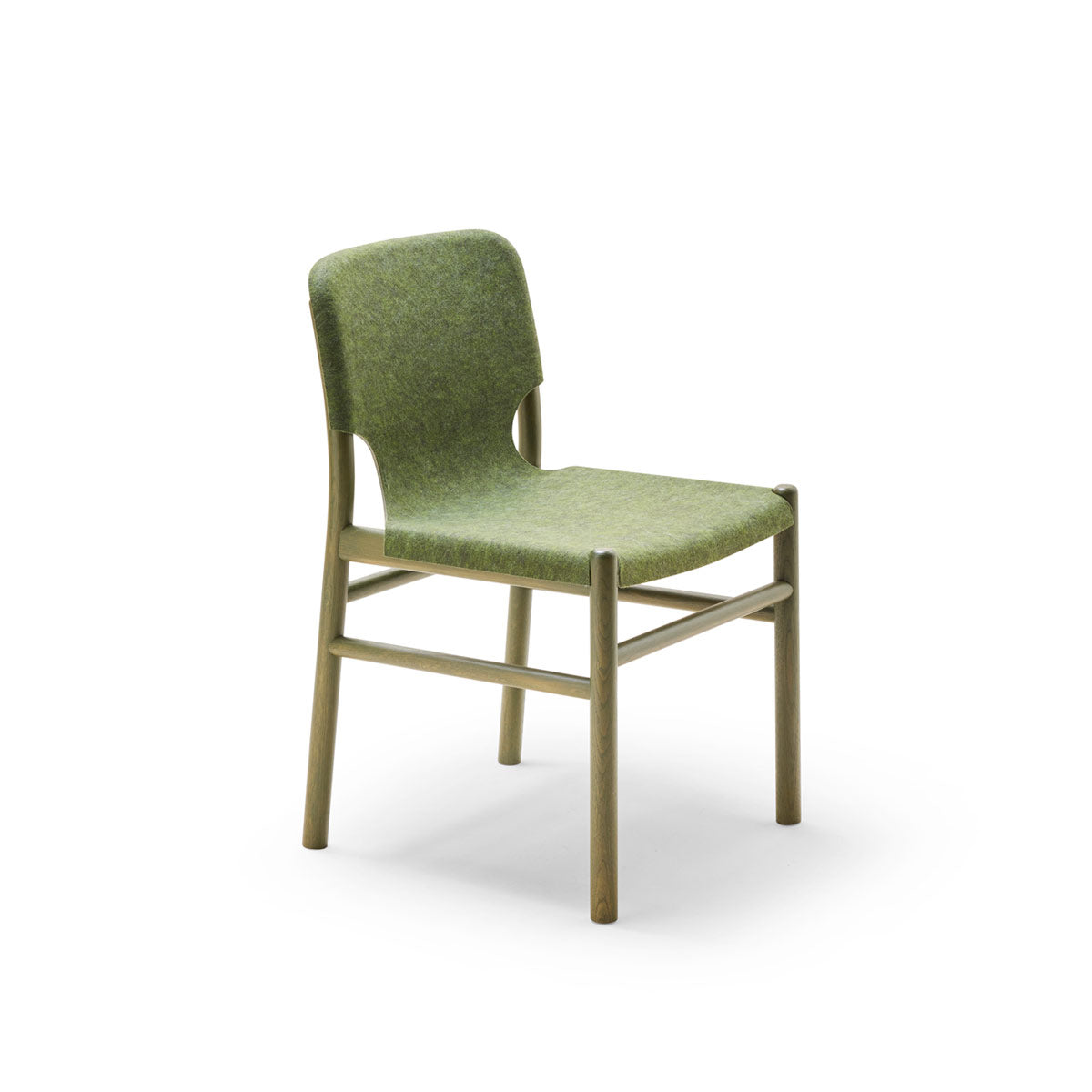 Xume Chair with Green Frame and Seat