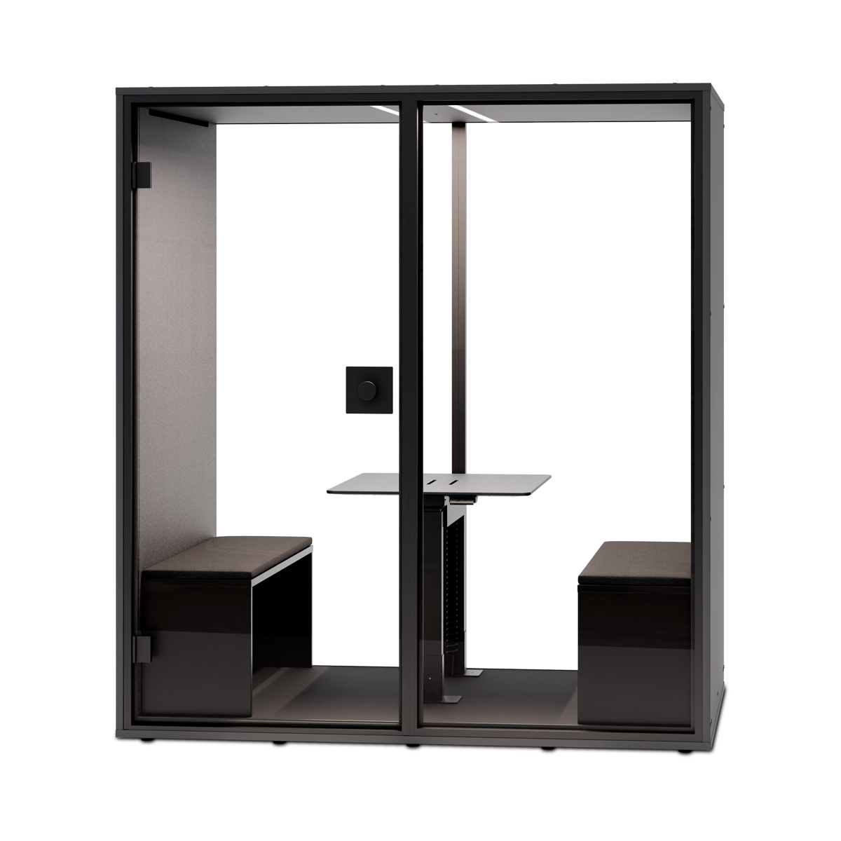 BA Meet Glass Back Black