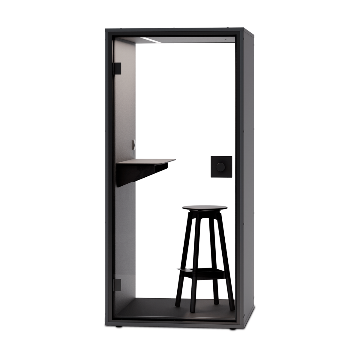 BA Focus Booth Glass Back Black