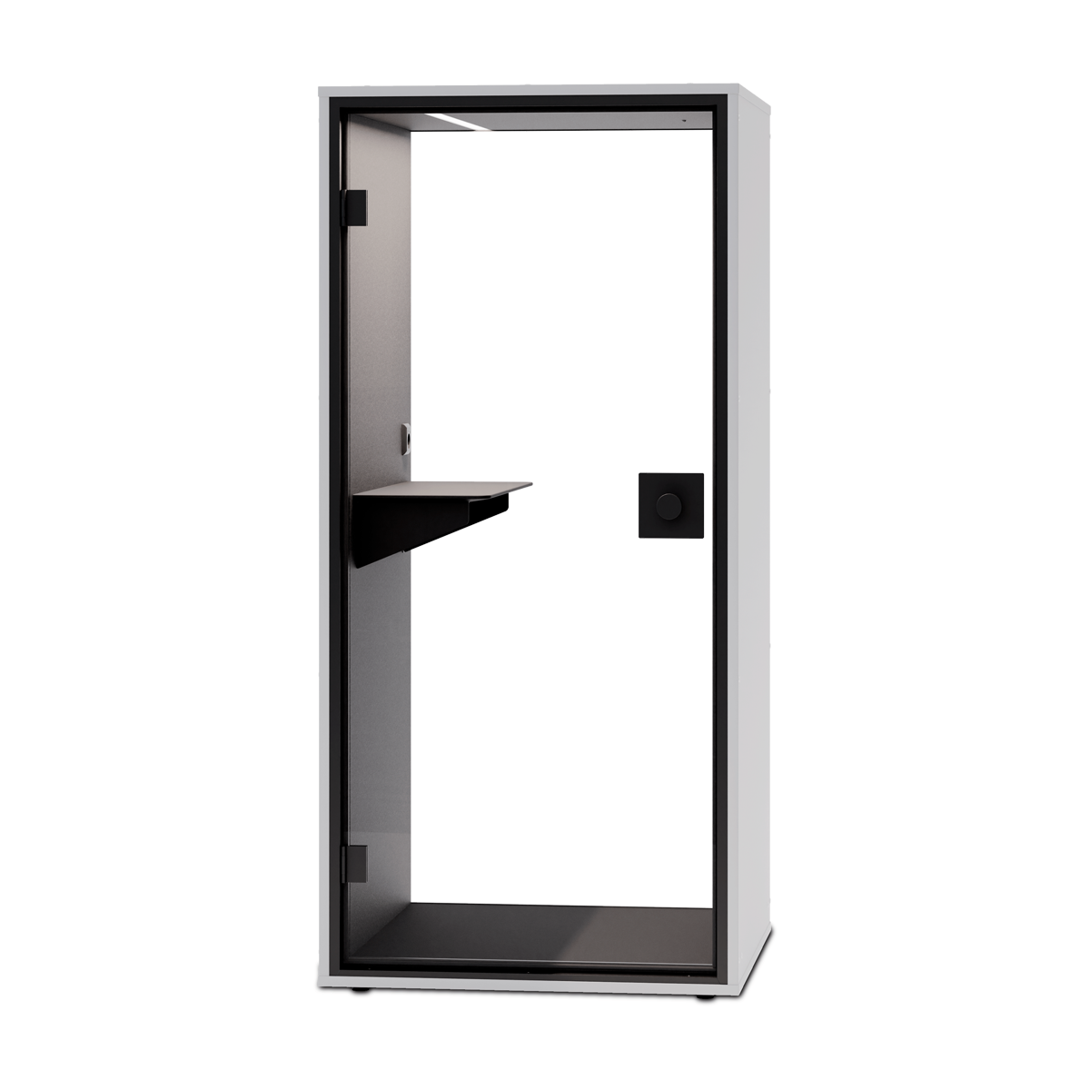 BA Focus Booth Glass Back White