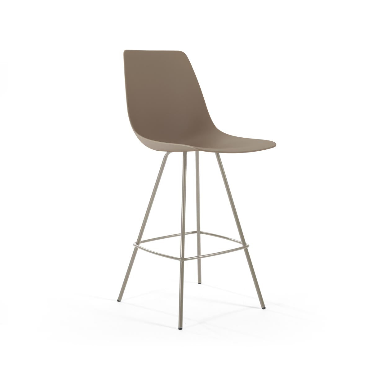 Ola High Stool with Plastic Seat