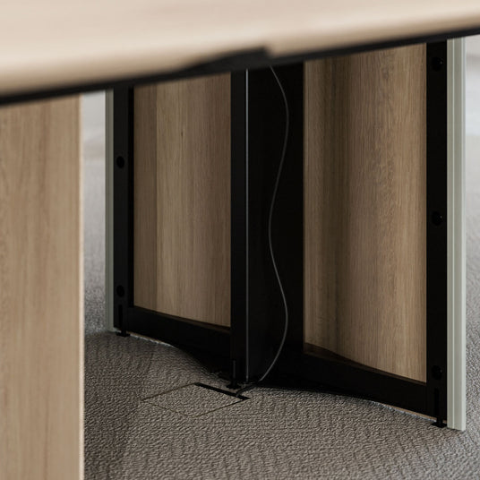 Wave Boardroom Table Cable Management