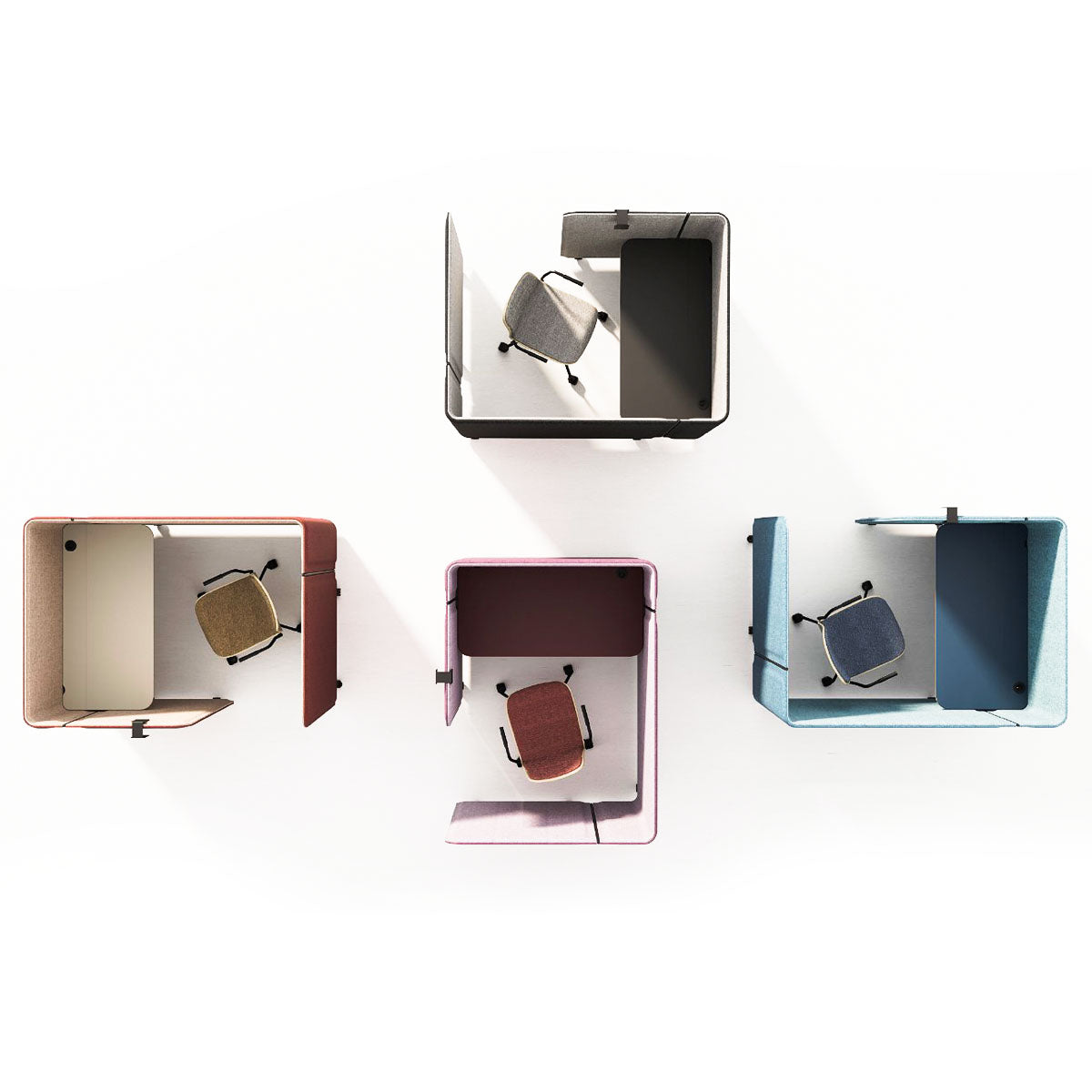 Brainy Privacy Desks