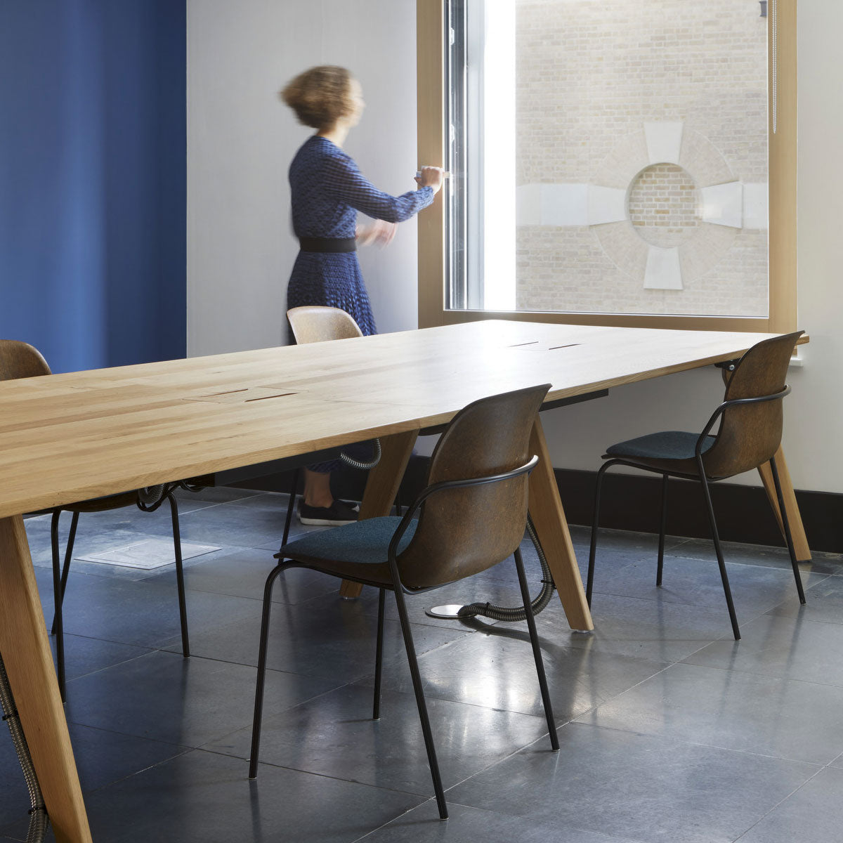 Copse Tables Oak With Power