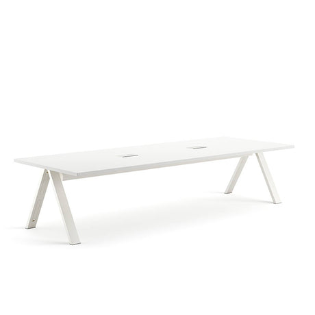 Cross Office Table White