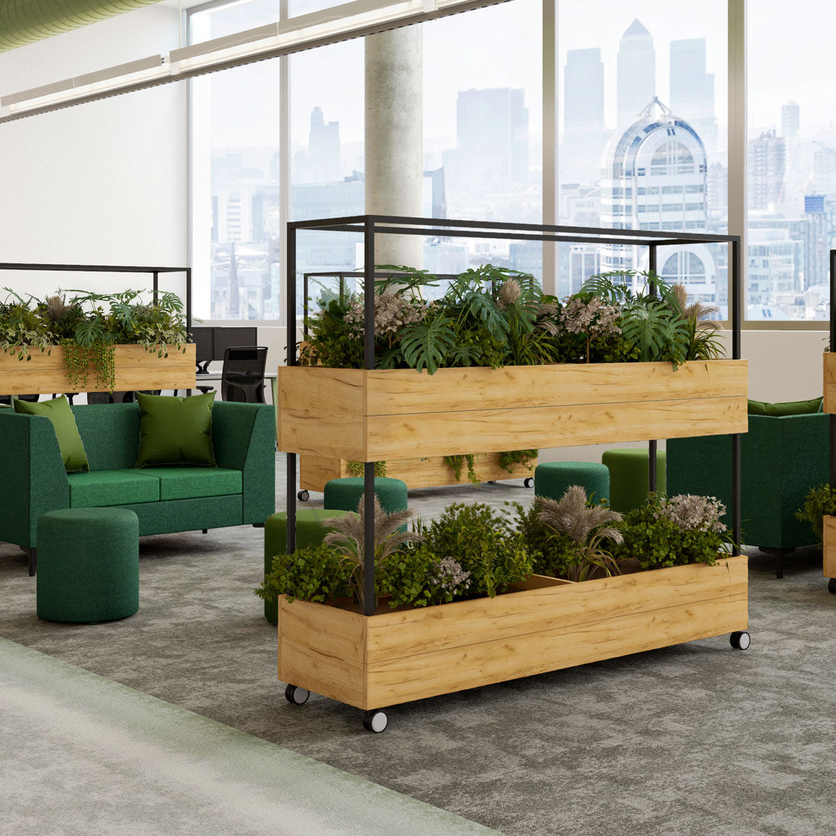 Kew Mobile Office Planter