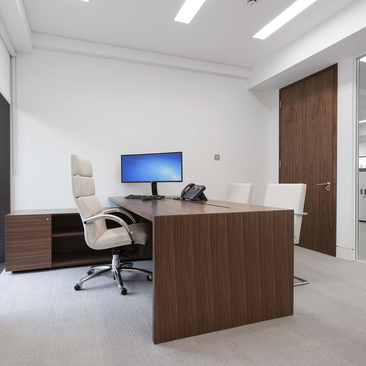 Emphasis Wooden Veneer Desk