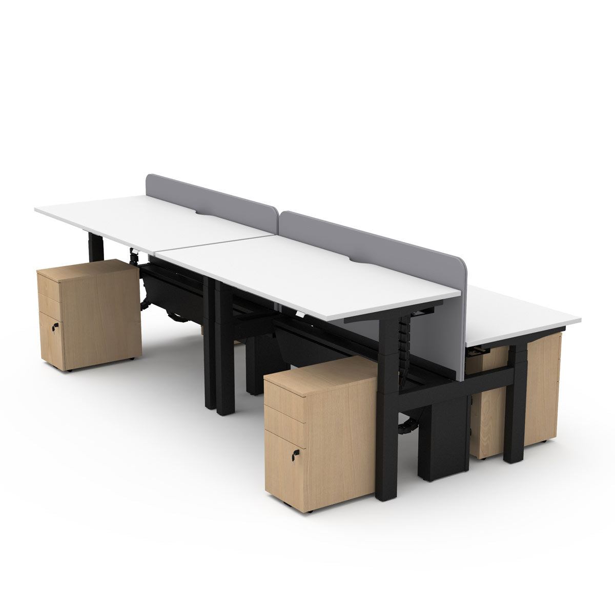 Freeway Height Adjustable Bench Desk
