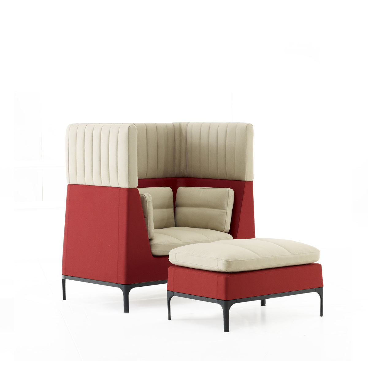 Haven High BacArmchair and Ottoman