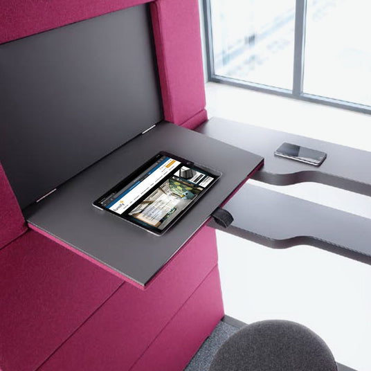 Hush Phone Booth Fold Down Table