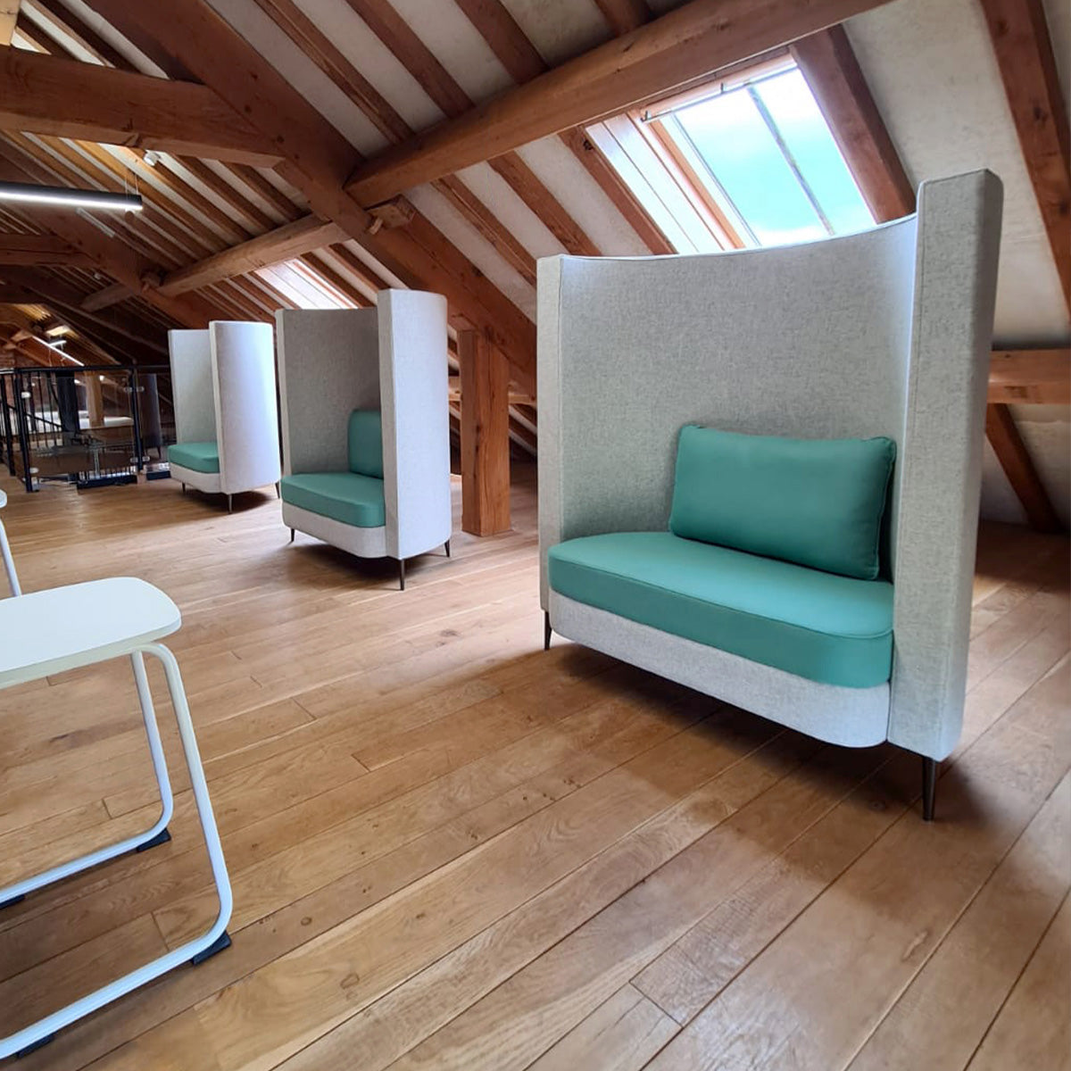 Delia High Back Privacy Sofas