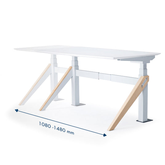 Kin Sit-Stand Expandable Desk Frame