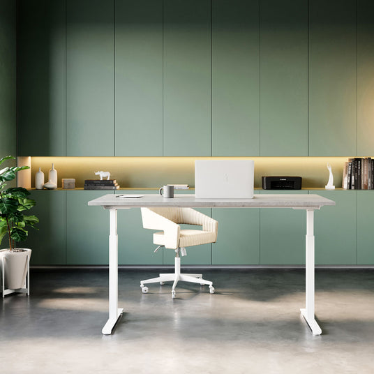 RUsa E-Sit Stand Desk in an Office