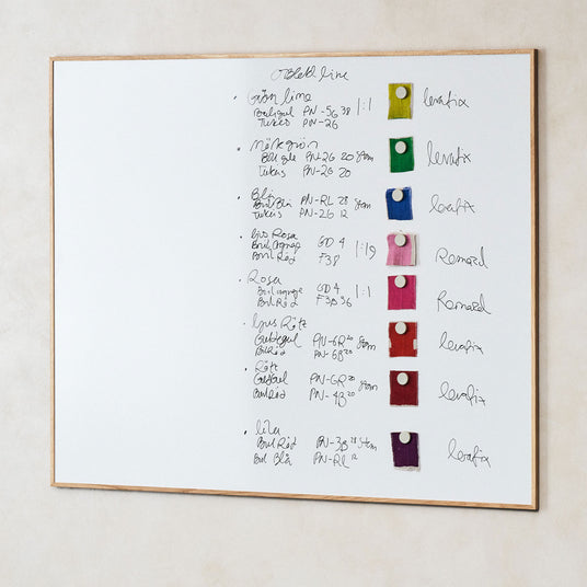 Wood Oak Framed Whiteboard