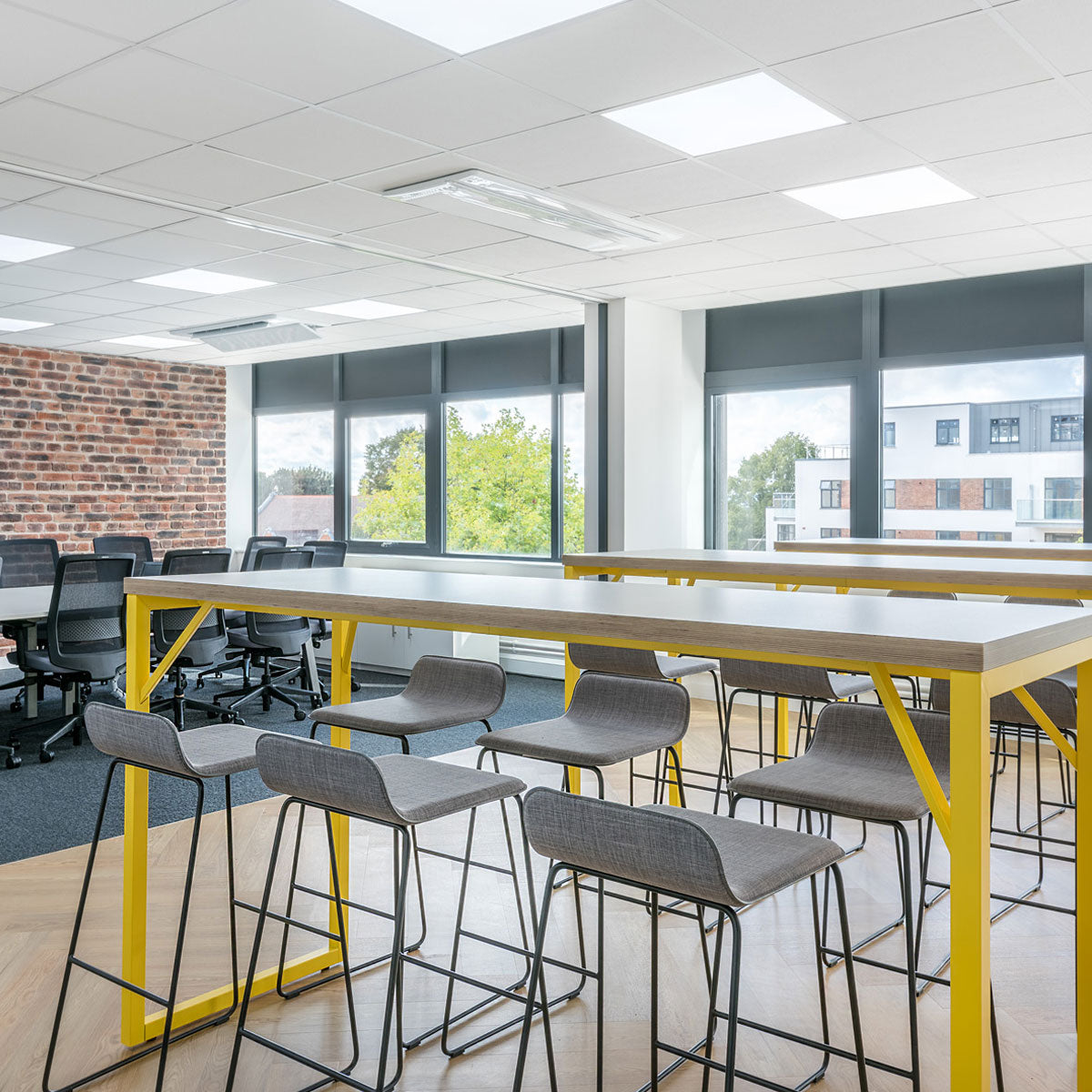 Lolli High Stools Around a High Table