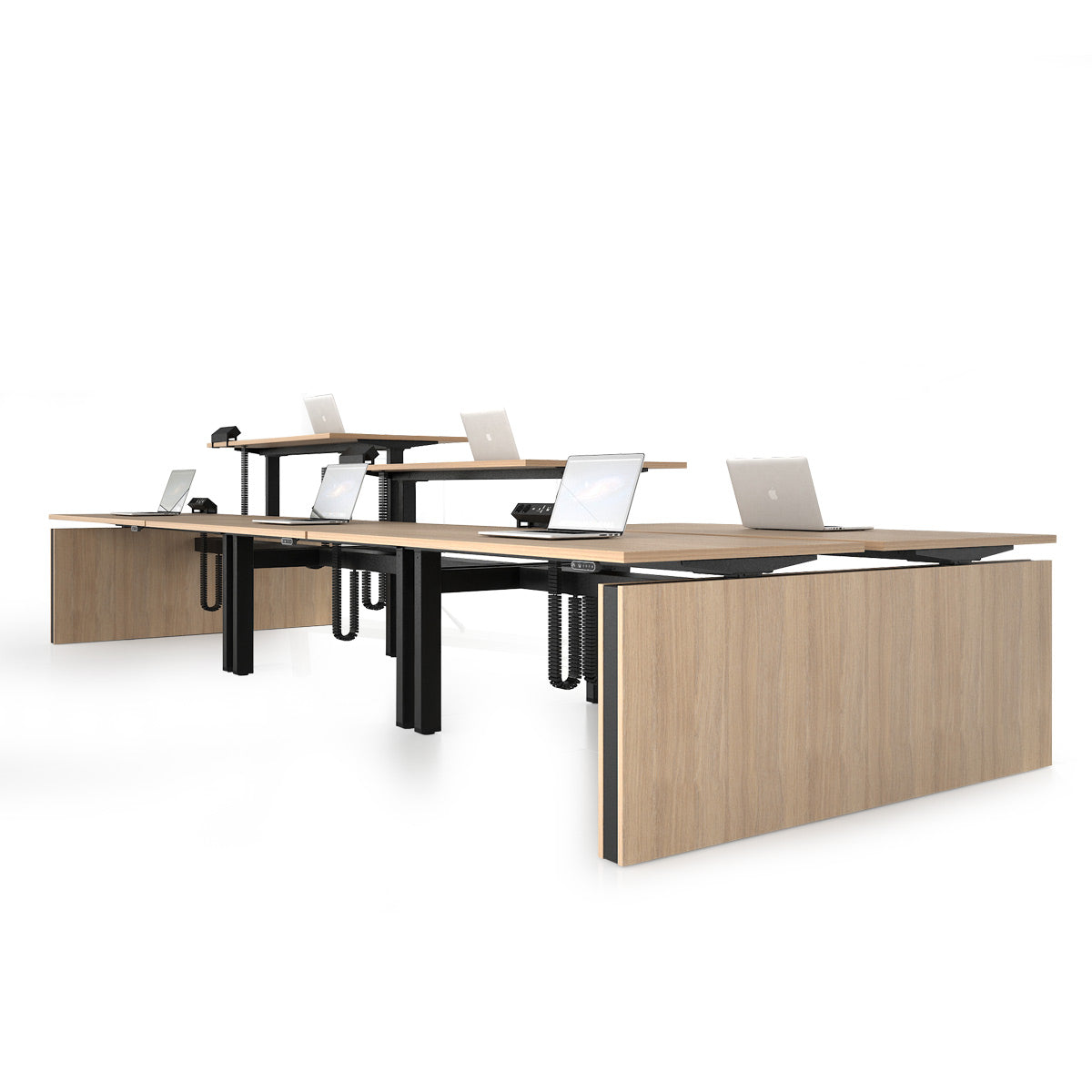 Motion Sit-Stand Panel End Desks