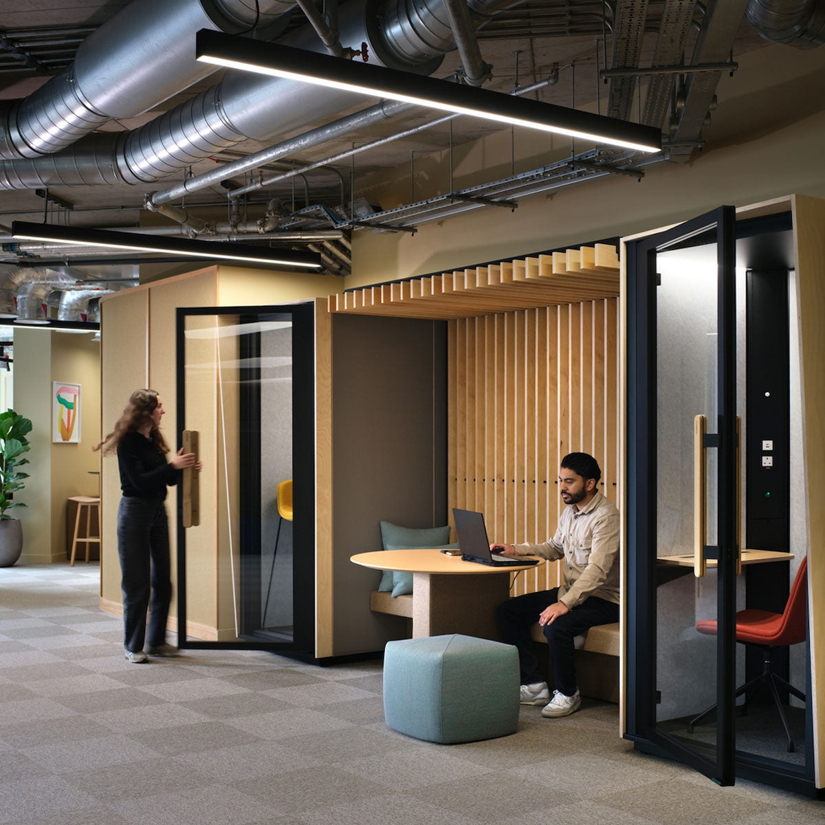 Be My Guest Phone Booths in a Office