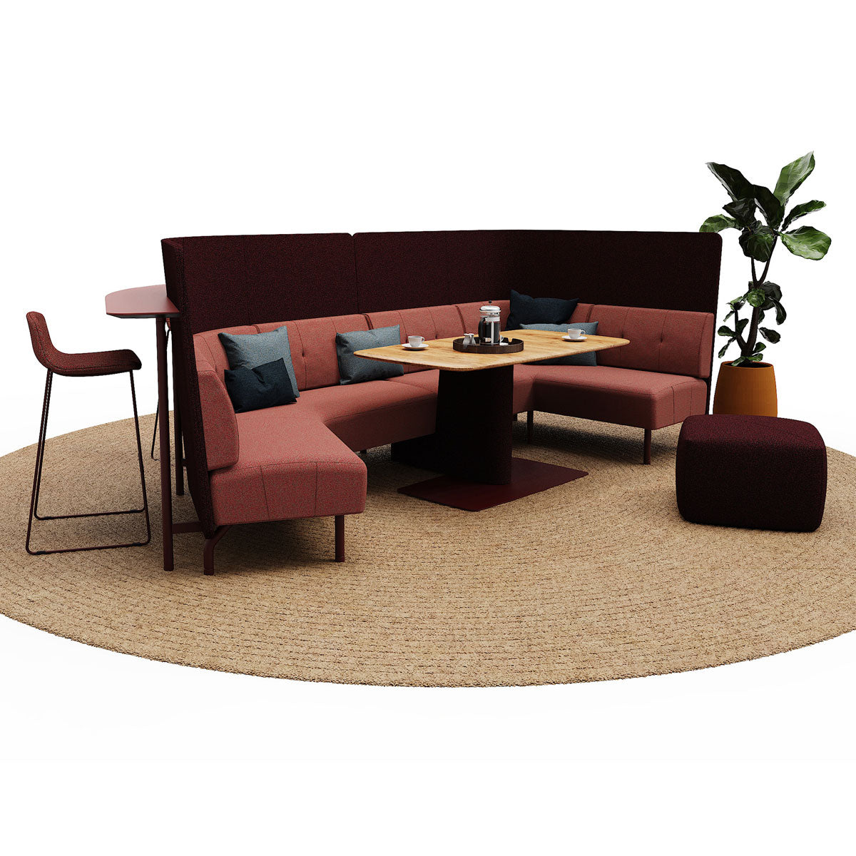 Beyond the Desk High Back Sofa