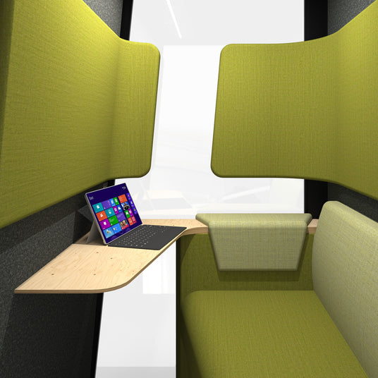 On QT Booth interior