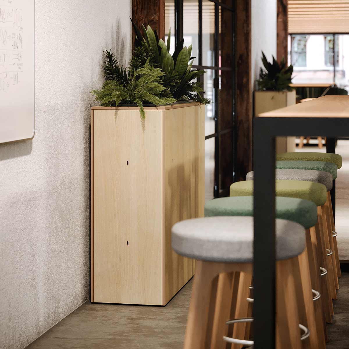 Platform Office Planter