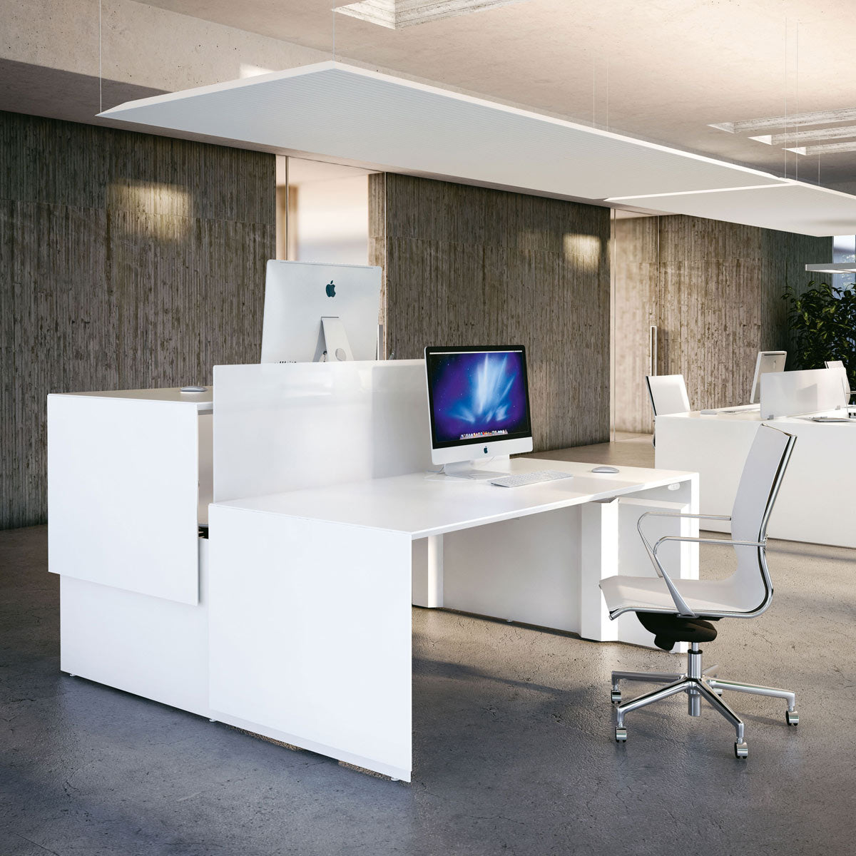 Quaranta5 Height Adjustable Bench Desks