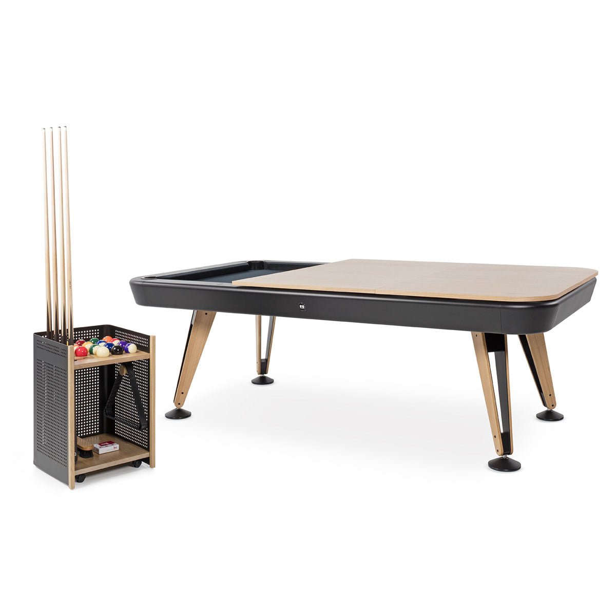 Diagonal Outdoor Pool Table with table top