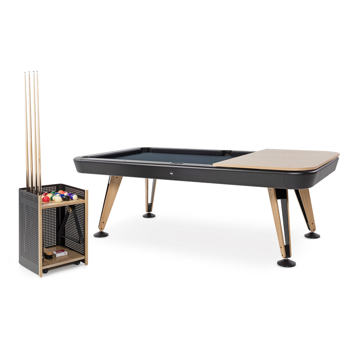 Diagonal Outdoor Pool Table with table top