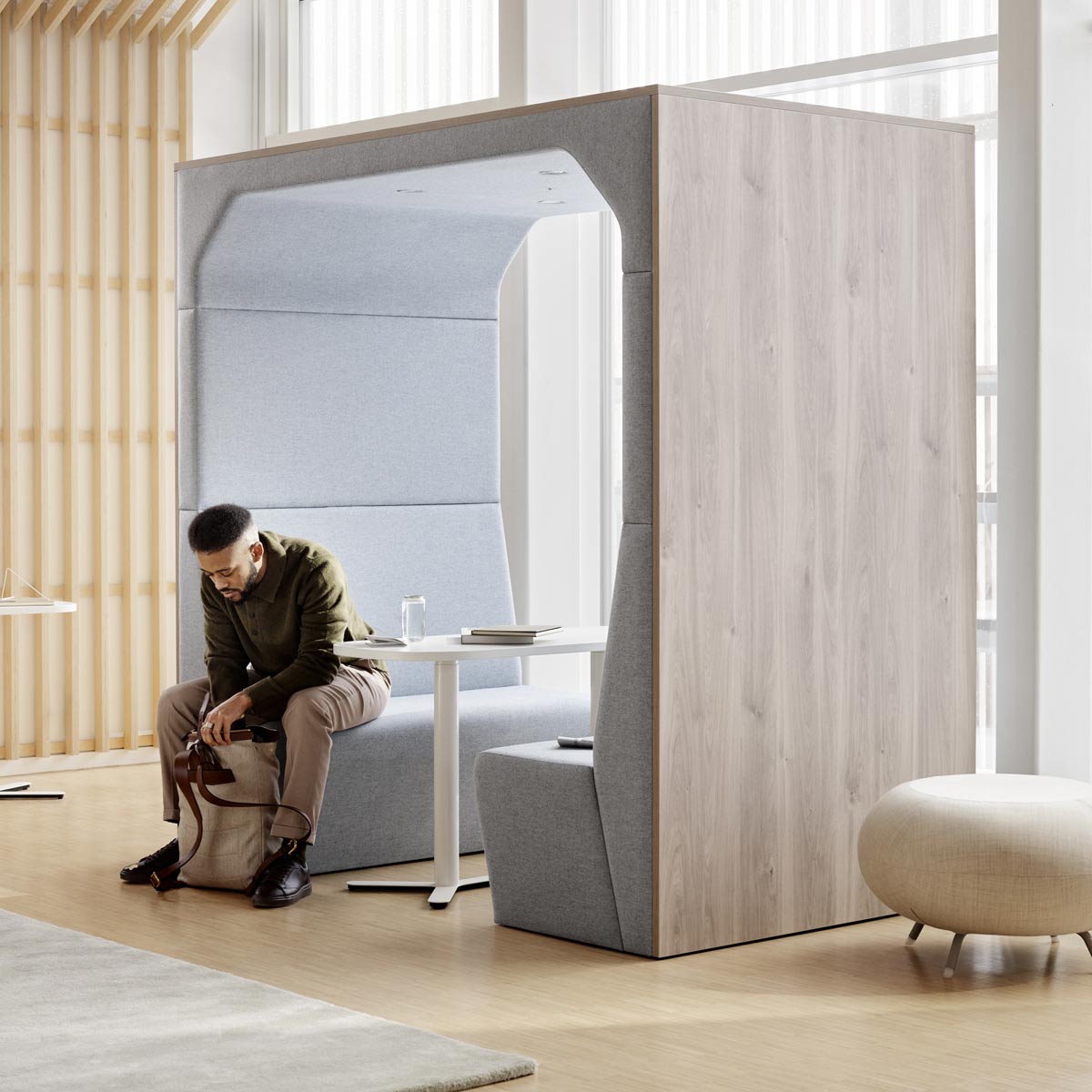 Shard Roofed Seating Booth