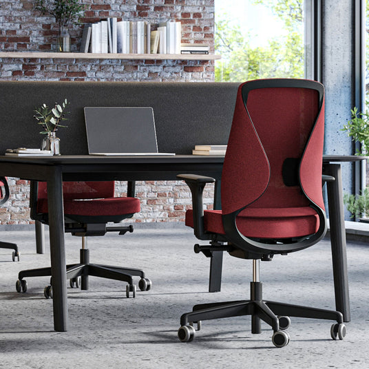 ilora ergonomic task chair by Narbutas with 3D Rhythm mesh backres