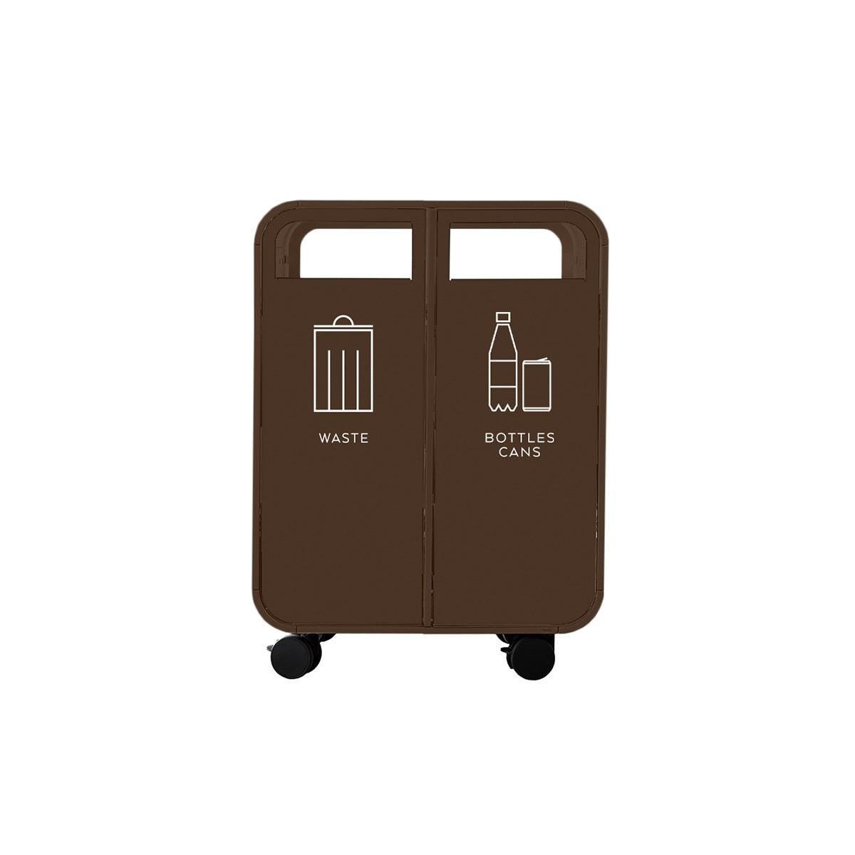 Cloud 2 Door Bin Chocolate