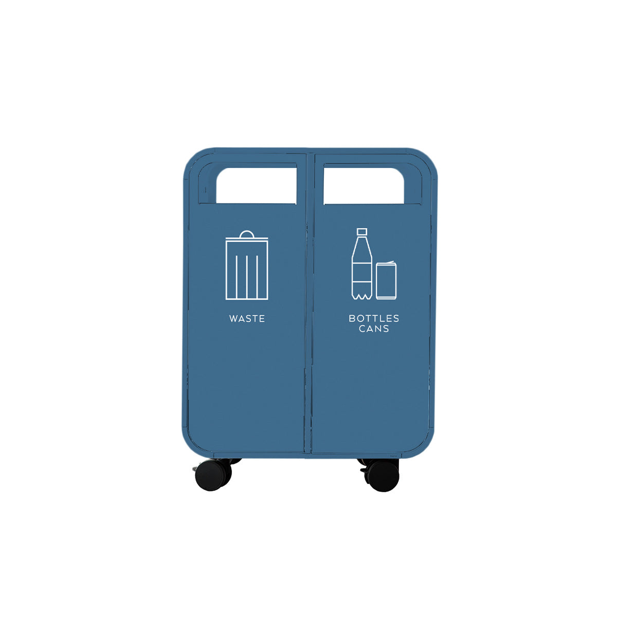 Cloud 2 Door Bin Brilliant Blue
