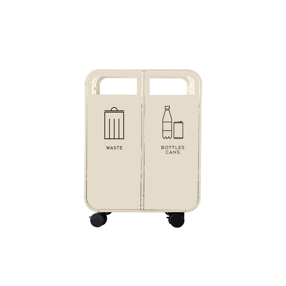 Cloud 2 Door Bin Pearl White