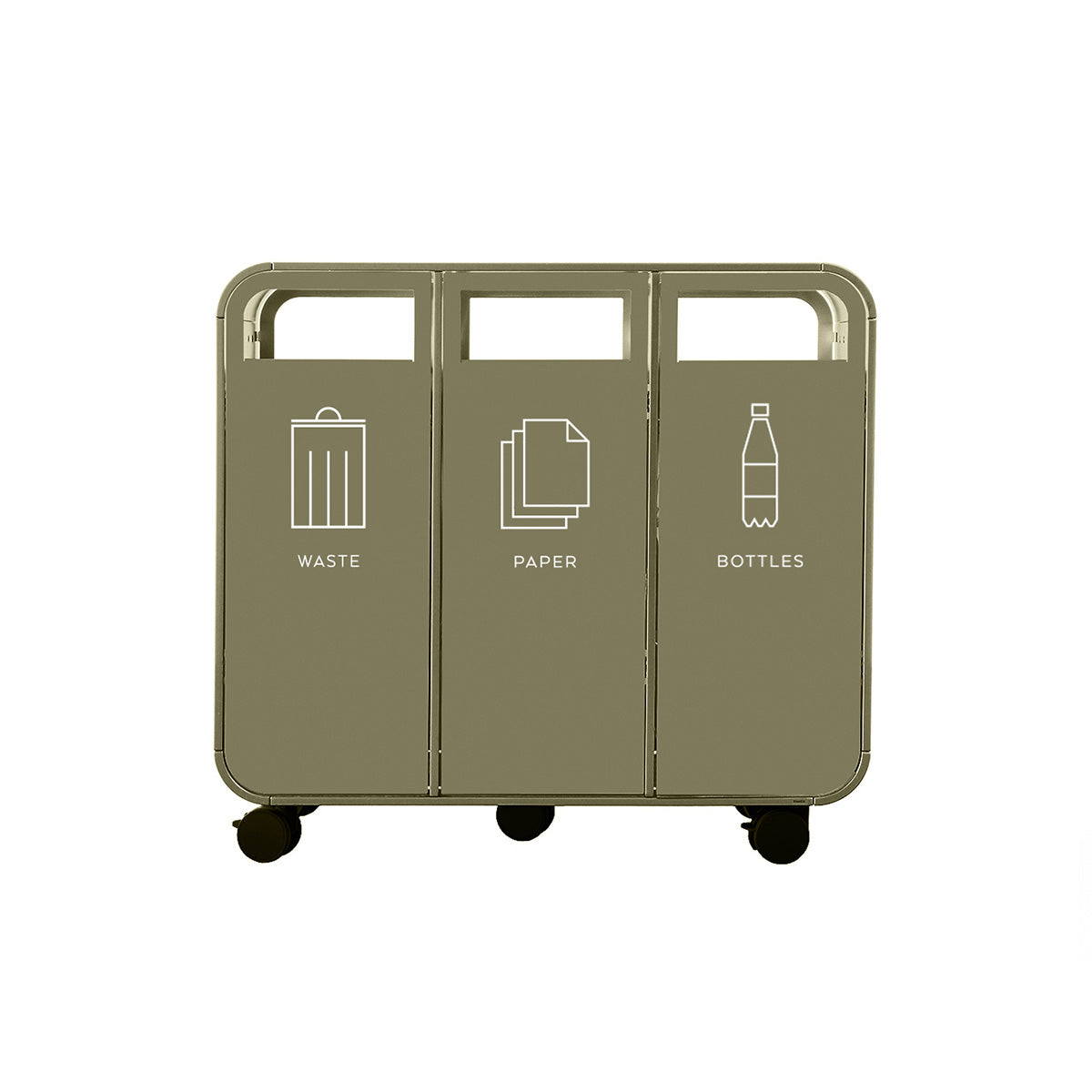 Cloud 3 Door Bin Olive