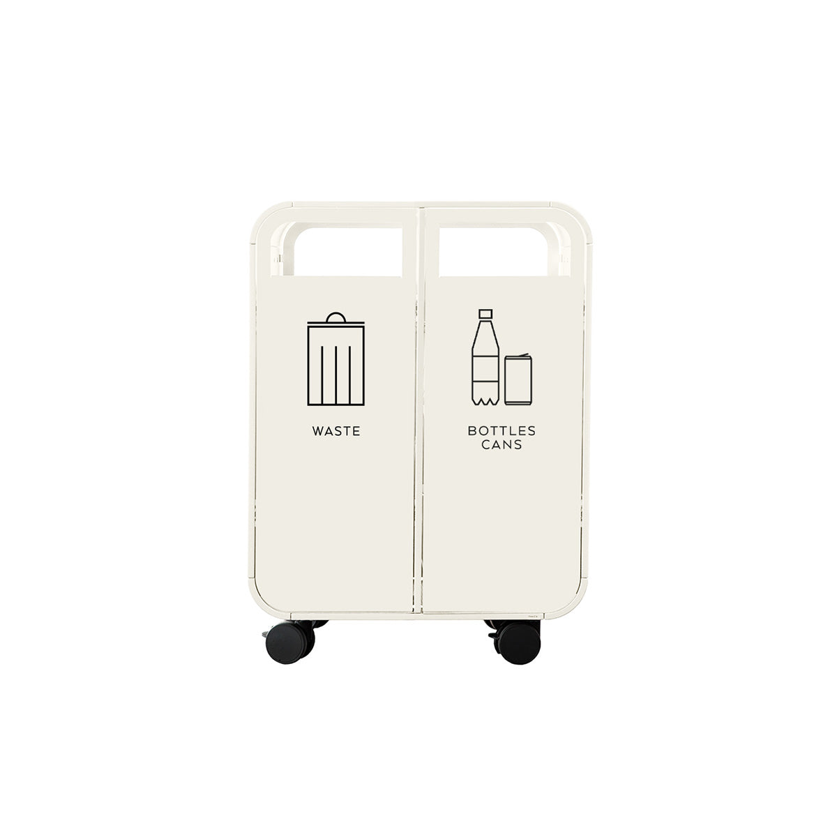 Cloud 2 Door Bin White