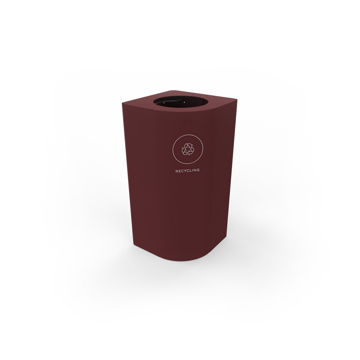 Kloss Mini Rounded Corner Bin Red Wine