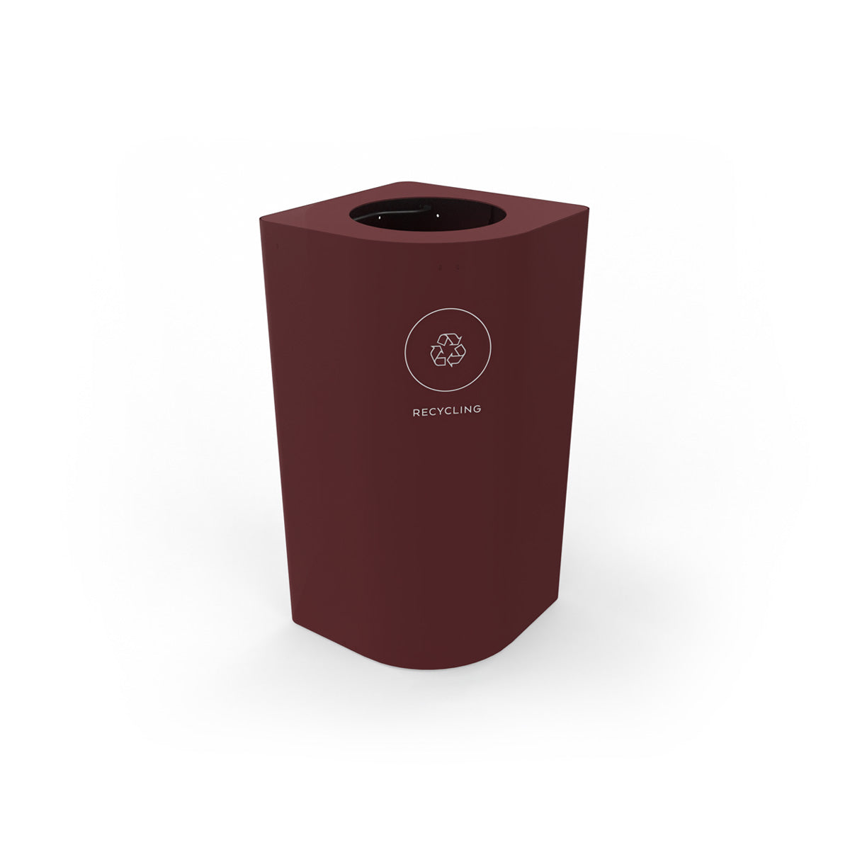 Kloss Rounded Corner Bin Red Wine