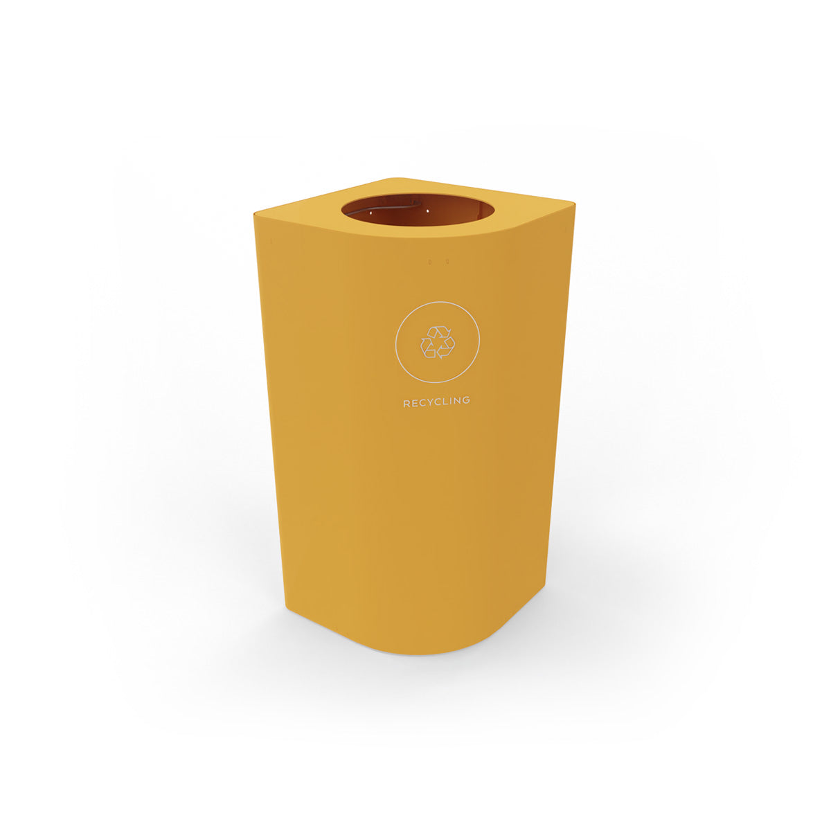 Kloss Rounded Corner Bin Saffron