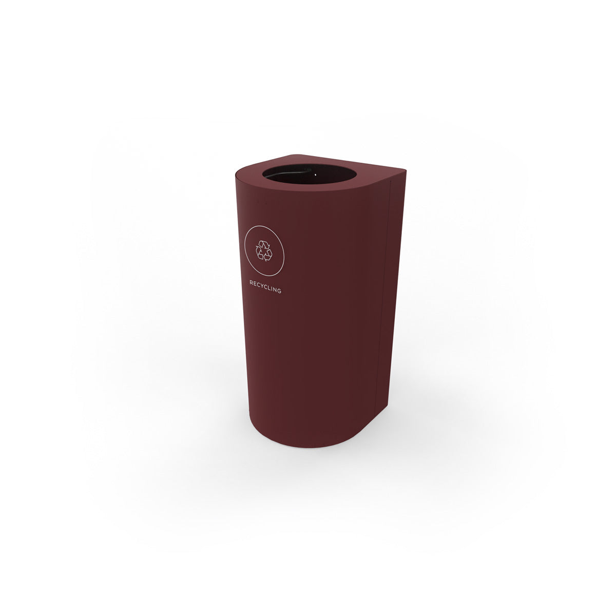 Kloss Mini Rounded Corner Bin Red Wine