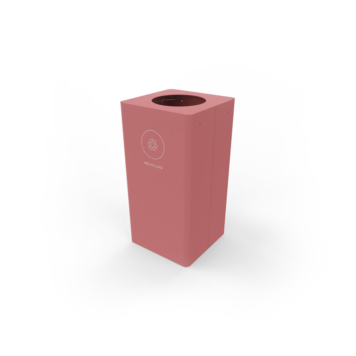 Kloss Mini Square Bin Old Pink