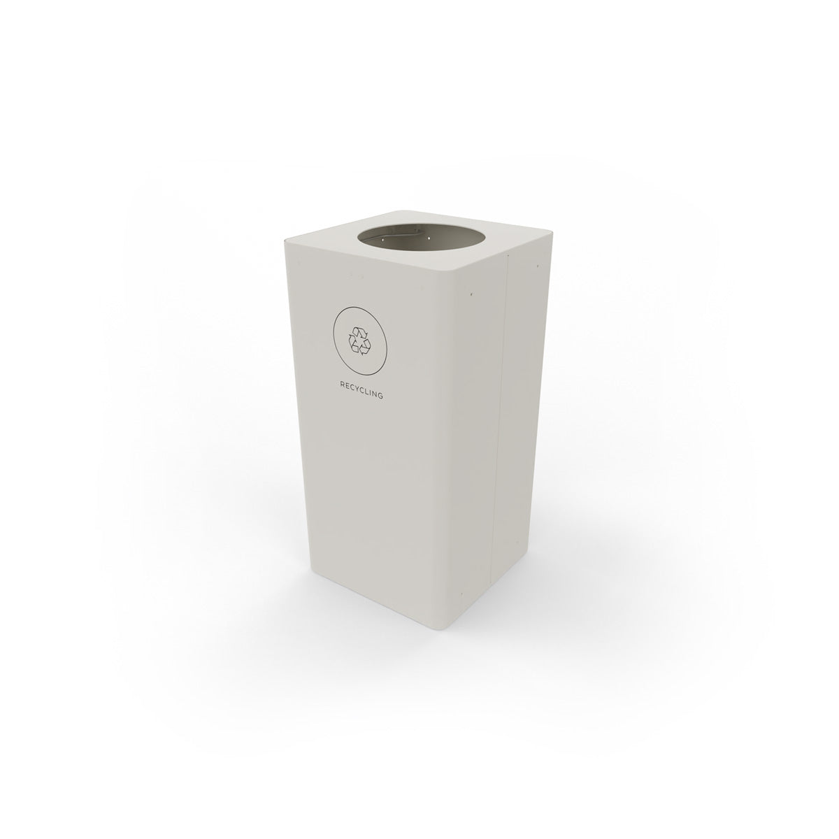 Kloss Mini Square Bin White