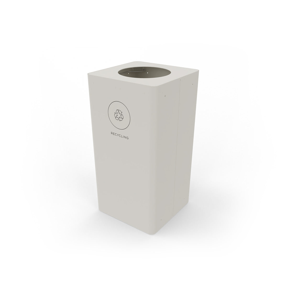 Kloss Square Bin White