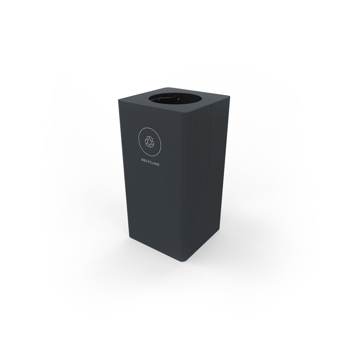 Kloss Mini Square Bin Anthracite