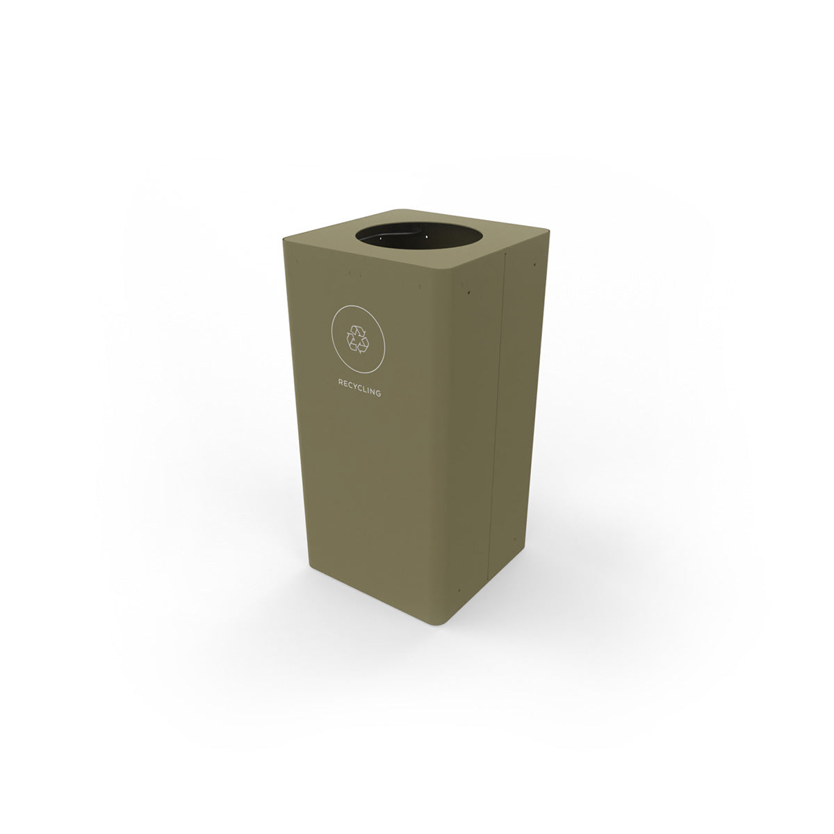 Kloss Mini Square Bin Olive