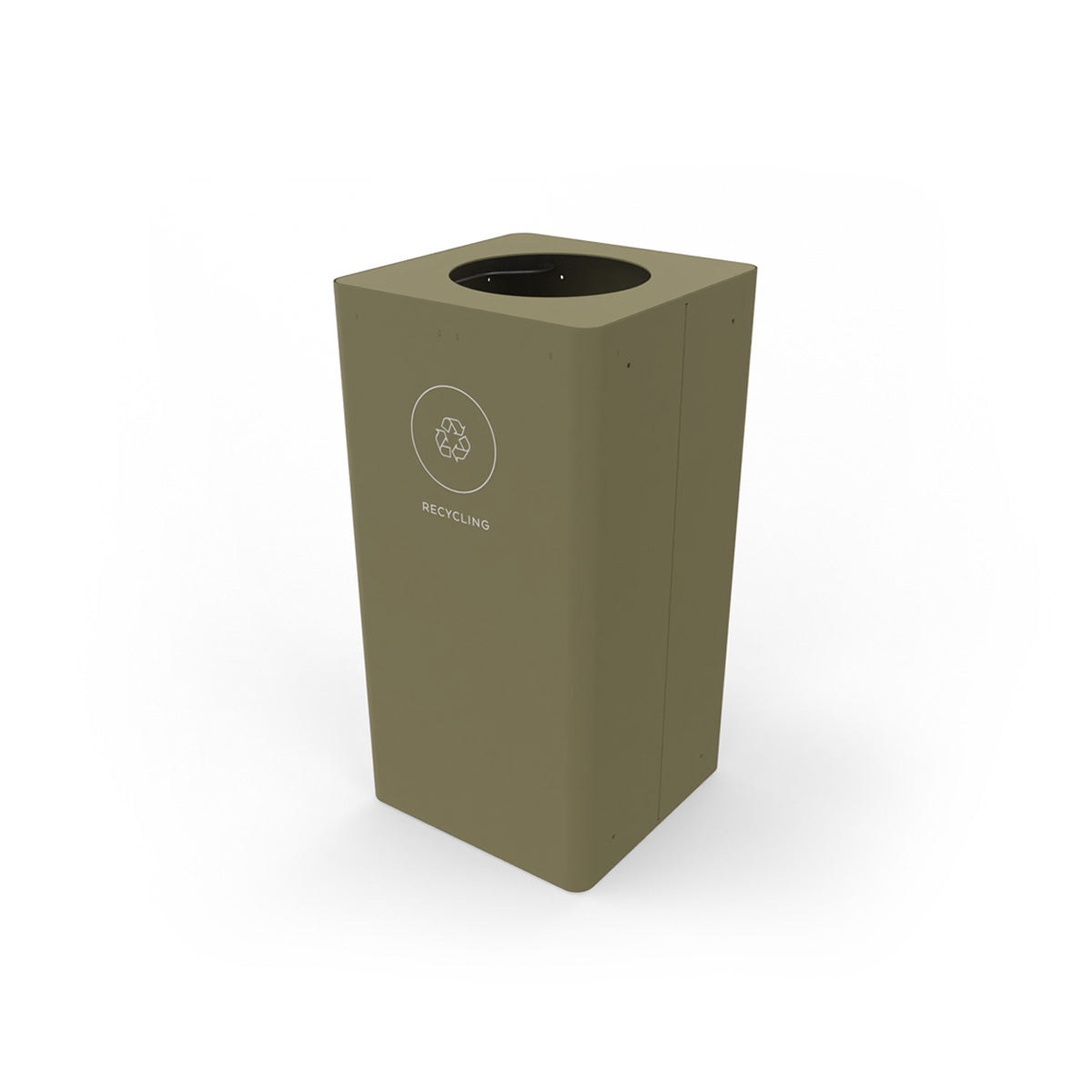 Kloss Square Bin Olive
