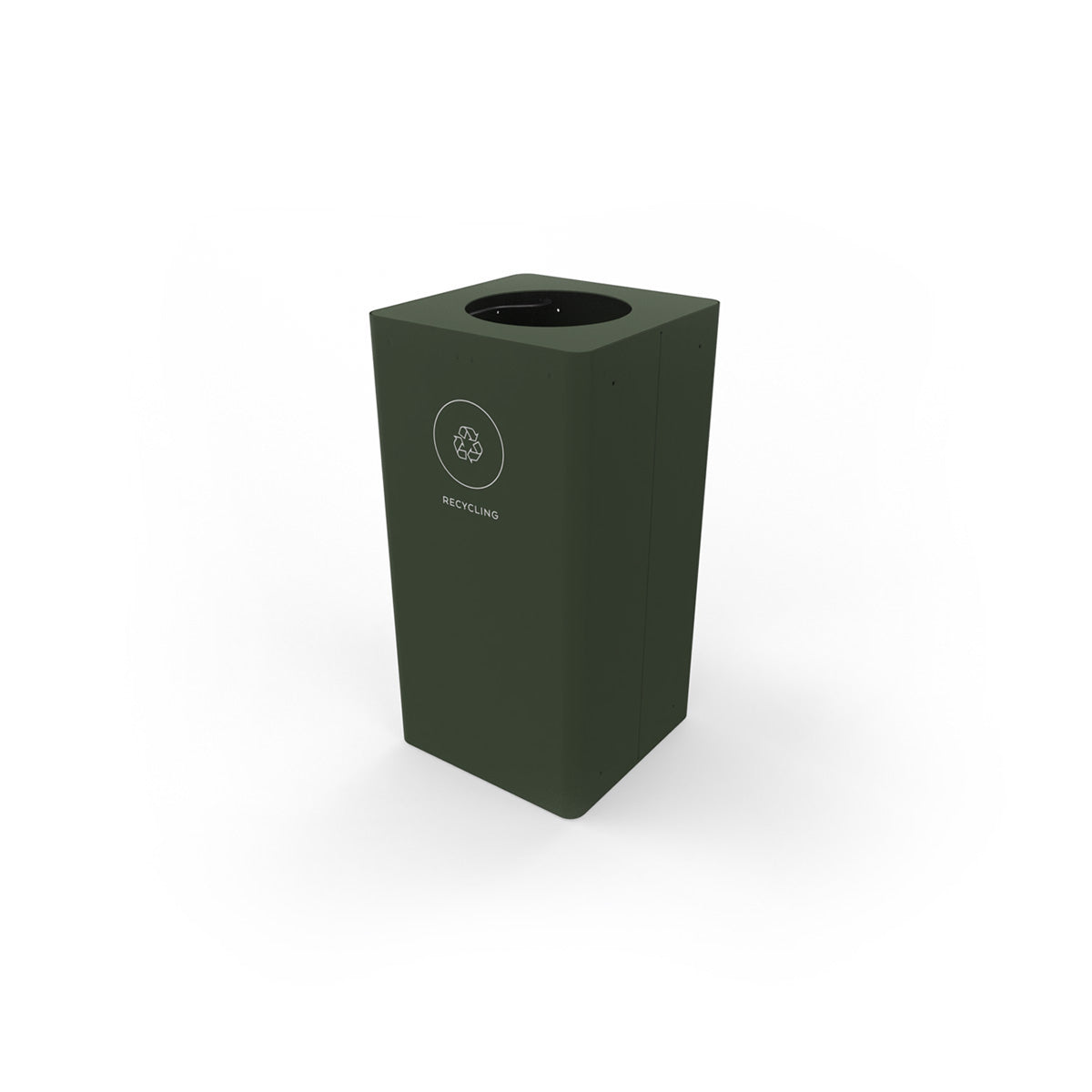 Kloss Mini Square Bin Forest Green