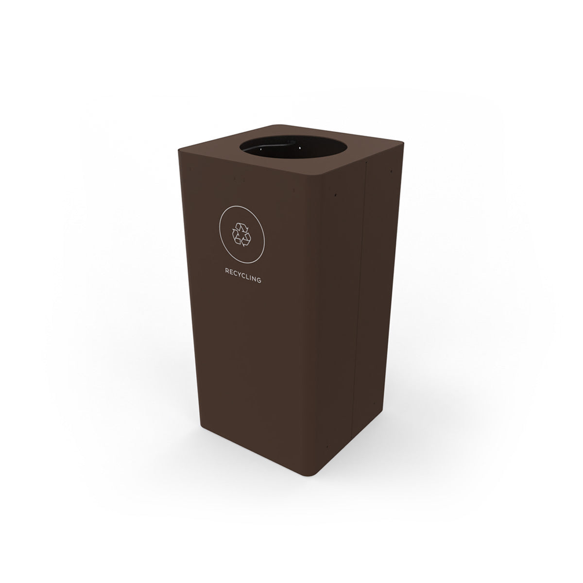 Kloss Square Bin Chocolate