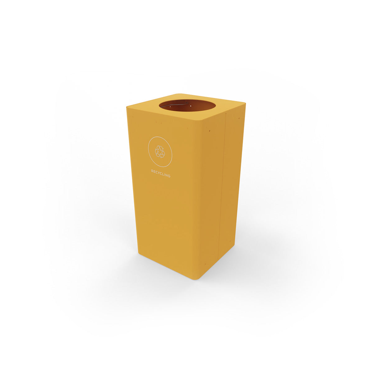 Kloss Mini Square Bin Saffron